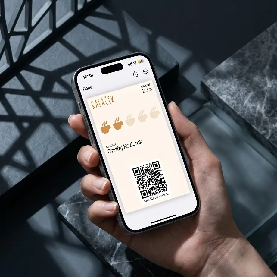 Restaurace – věrnostní karta v Apple a Google Wallet